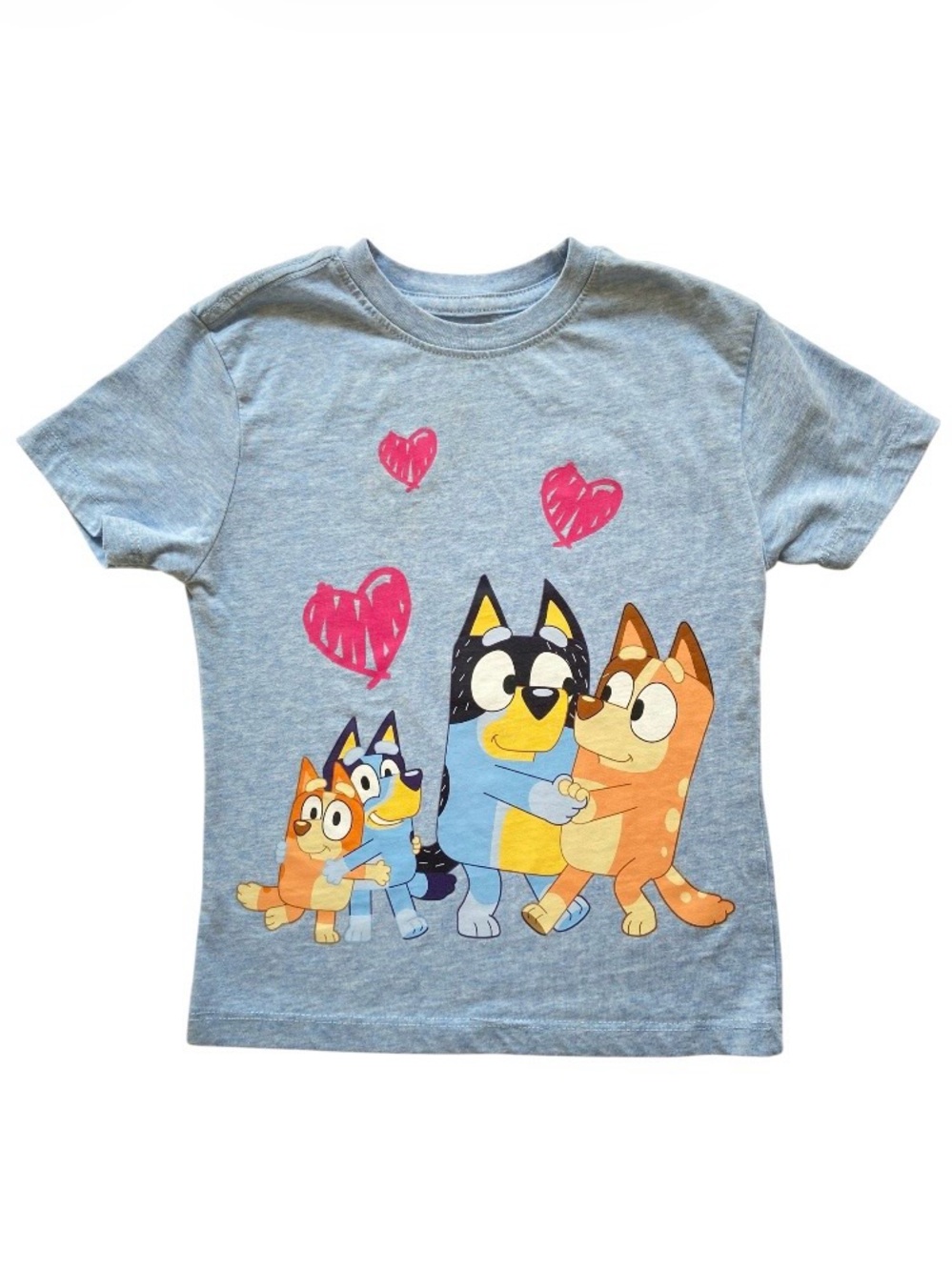 Bluey Toddler Boys Clothes Lot Size 4/5 - 3 Graphic T-Shirts & Shorts Set - Picture 7 of 11